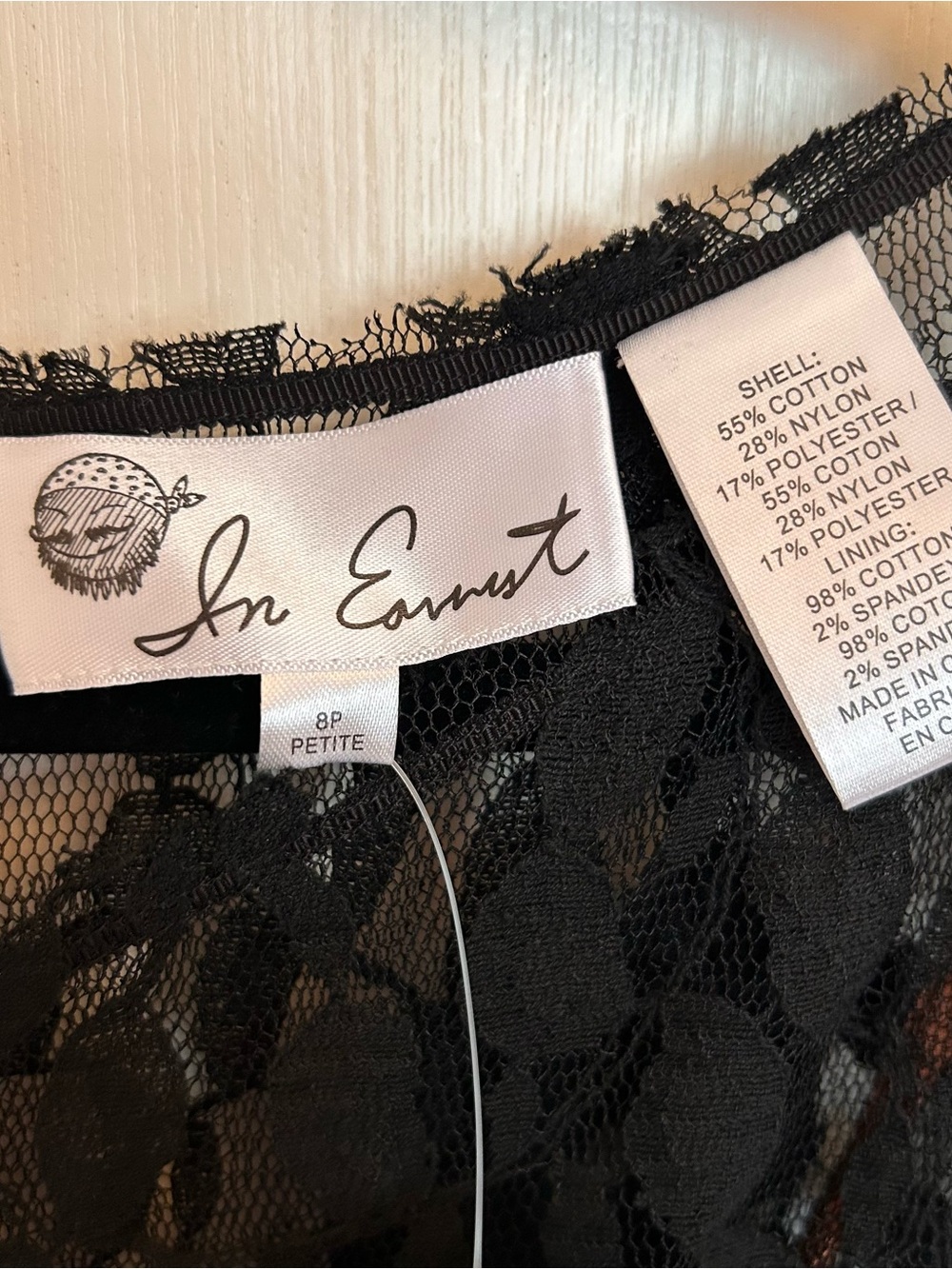 Anthropologie Black Lace Cocktail Dress NWT - Picture 3 of 10